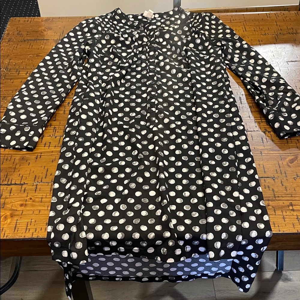 Merona Black and White Polka Dot Dress